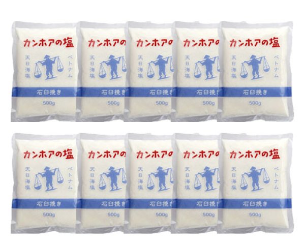 画像1: 母の日セール｜カンホアの塩500g10袋 (1)
