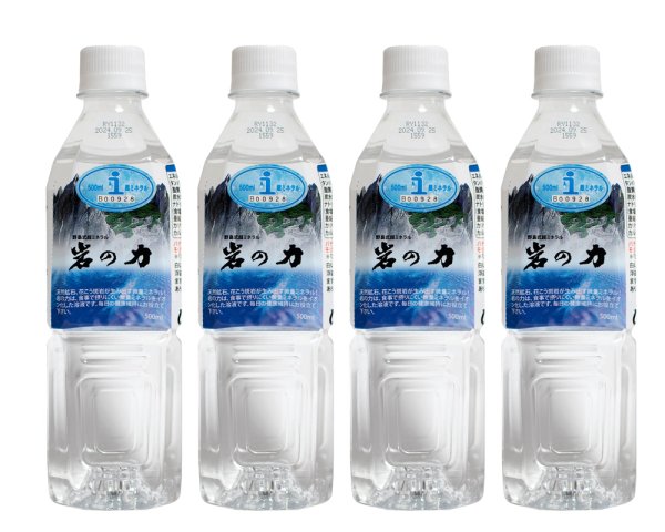画像1: 野島式｜超ミネラル水岩の力500ml4本セット5％OFF (1)